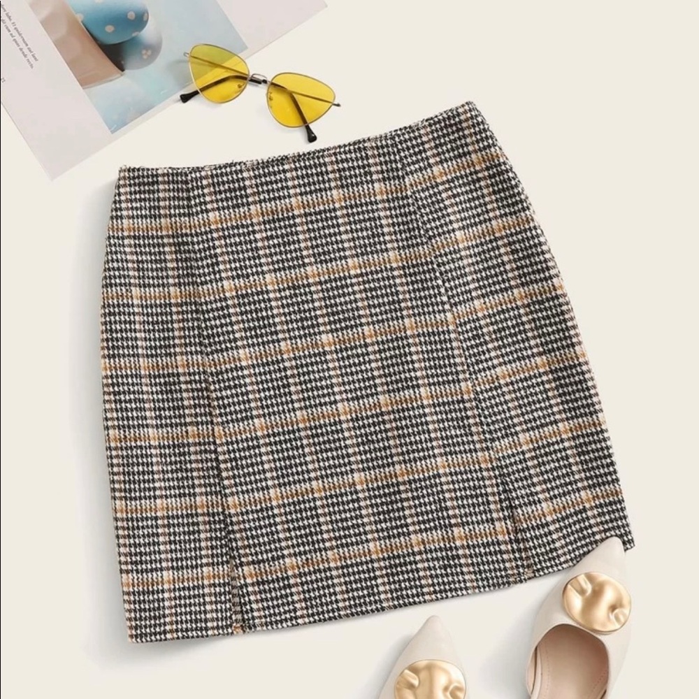 Plaid skirt
